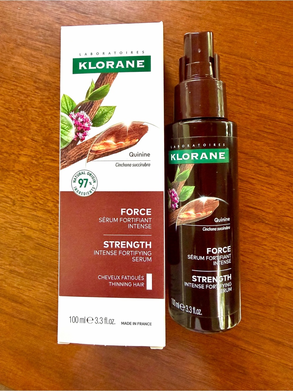Klorane Strength Intense Fortifying Serum 3.3 Fl Oz